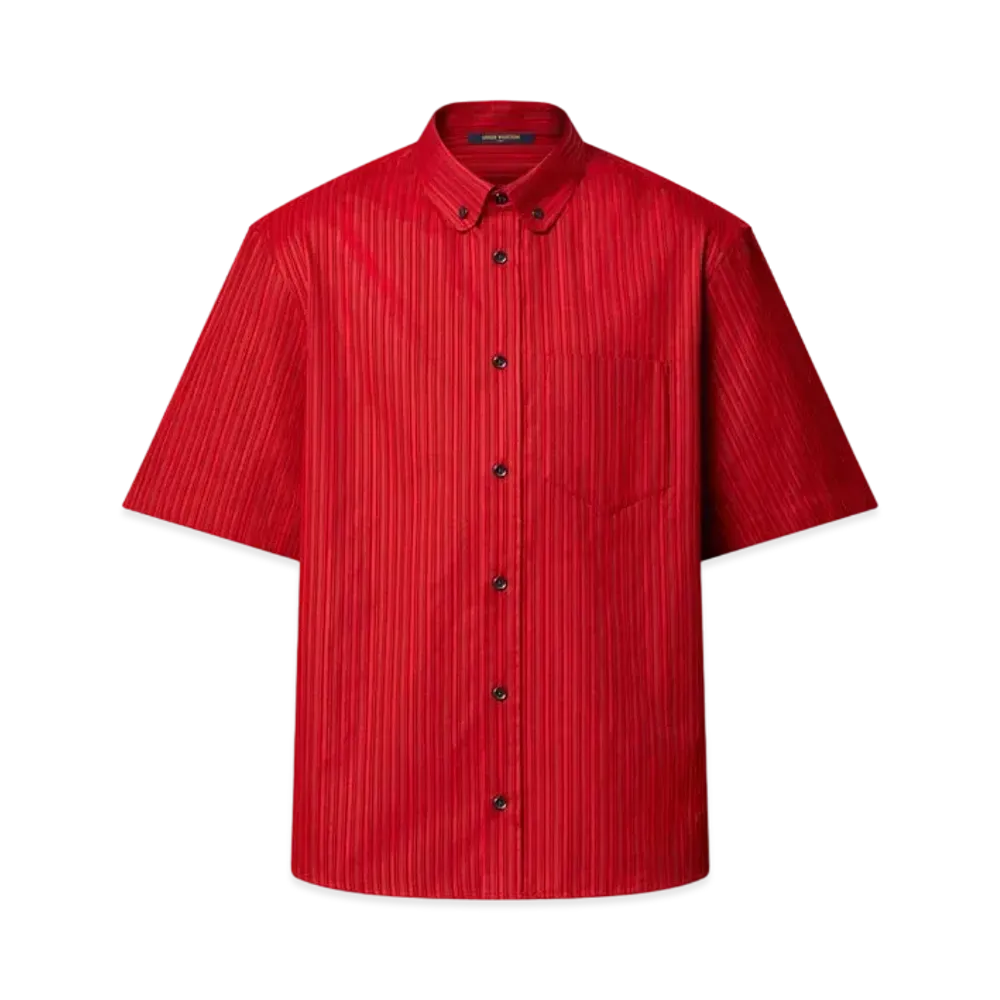 Louis Vuitton x Park Seo-Bo Cotton Short-Sleeved Shirt "Red"