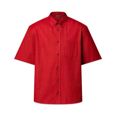 Louis Vuitton x Park Seo-Bo Cotton Short-Sleeved Shirt "Red"