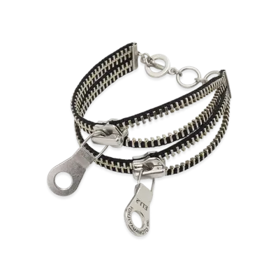 S'YTE Zipper Bracelet "Black"