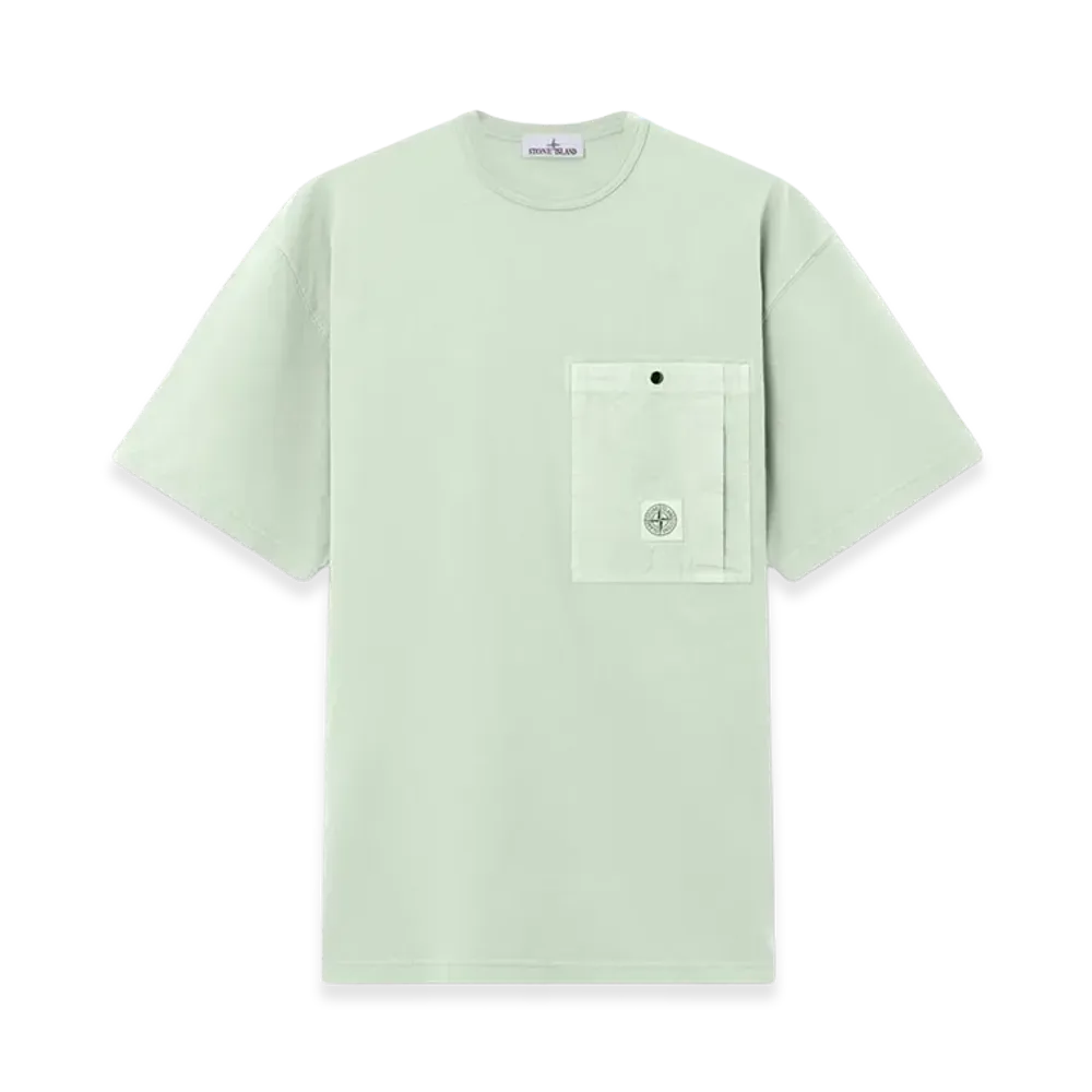 Stone Island 2100004 Combed Organic Cotton Jersey "Sage Green"