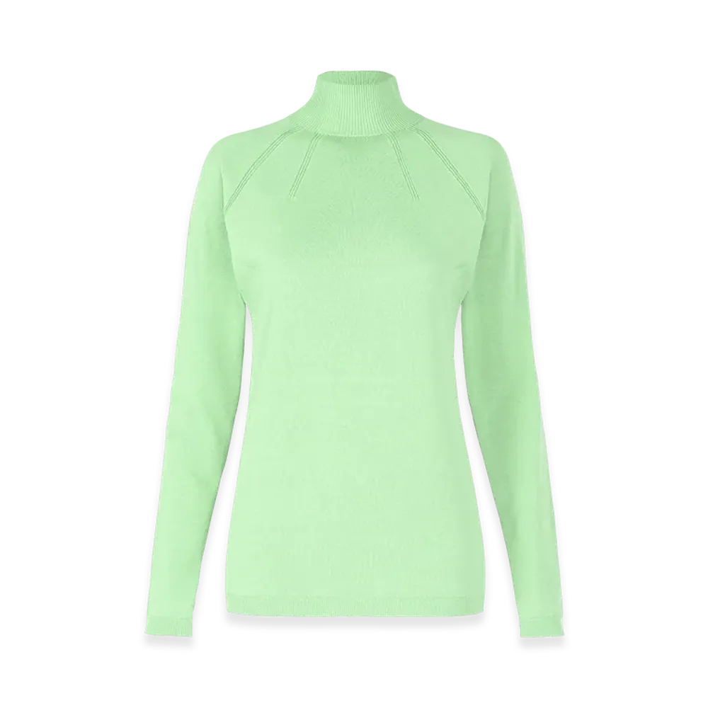 132 5. ISSEY MIYAKE Darted Knit "Mint Green"