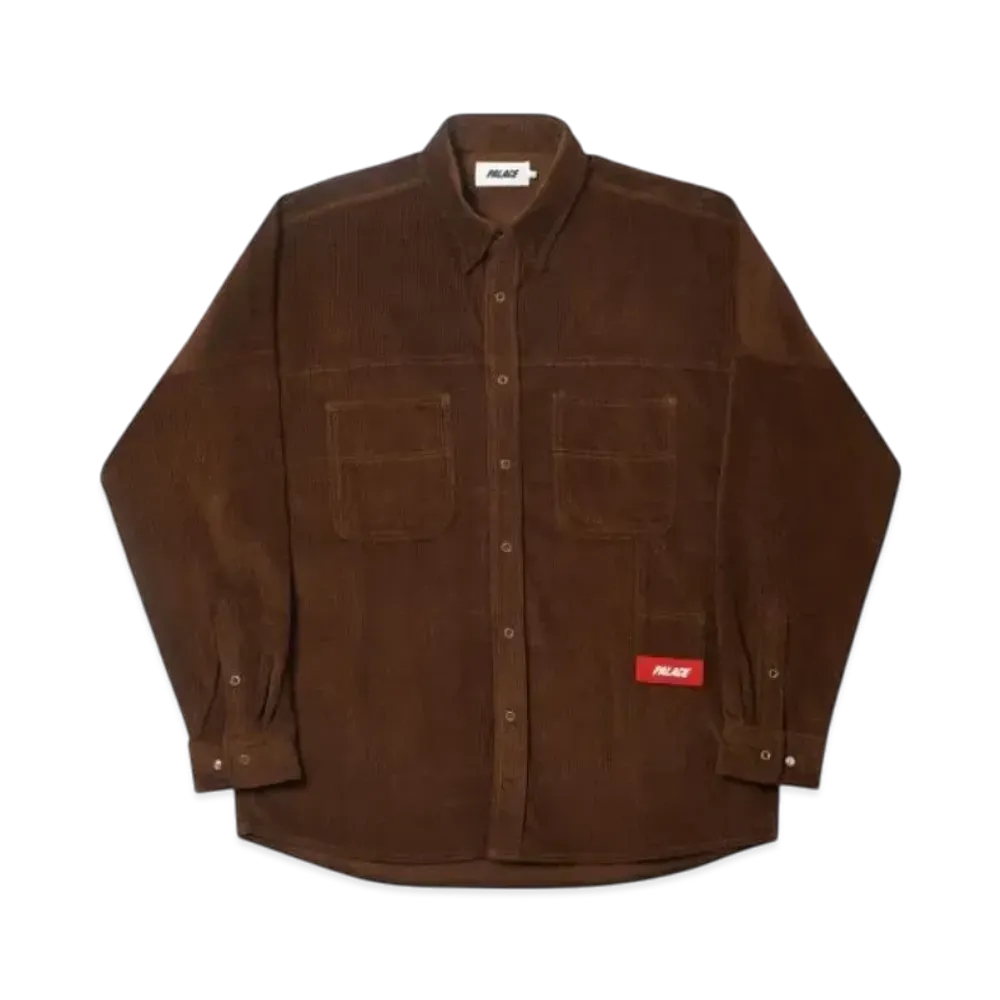 PALACE S-Cord Shirt "Brown"