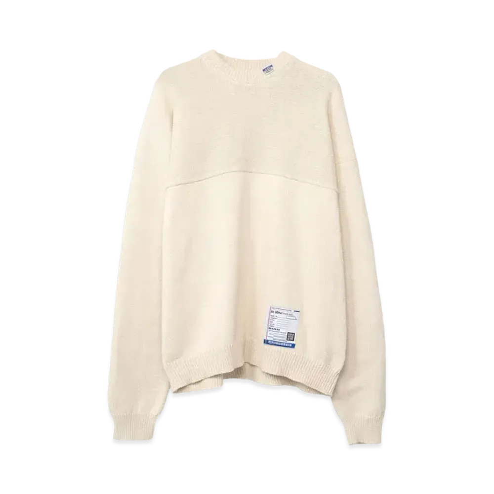 Maison MIHARA YASUHIRO Knit Pullover "White"