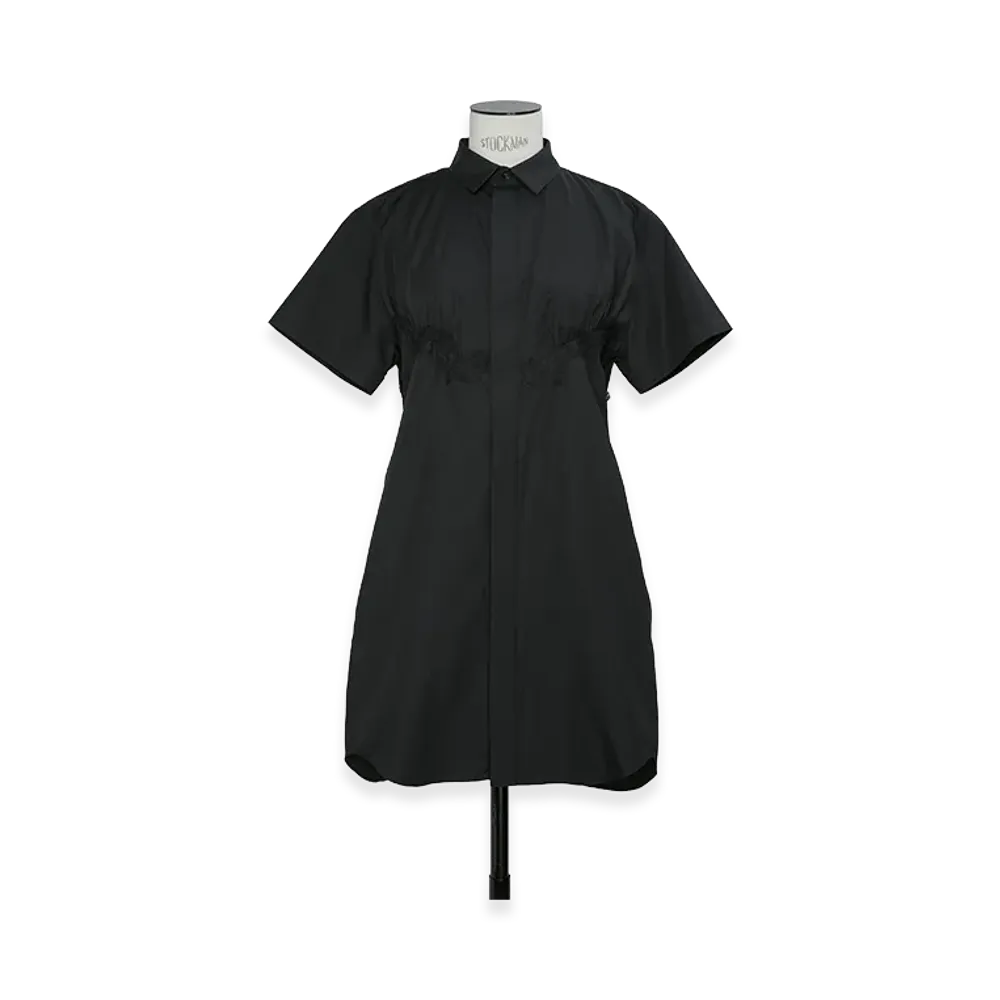 sacai Women's Poplin Dress "Black"