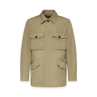 Burberry Bradmore Cotton Twill Jacket "Beige"