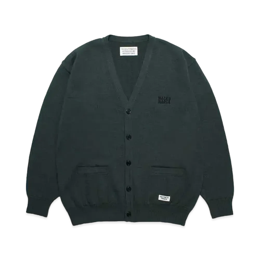 WACKO MARIA Classic Knit Cardigan "Green"