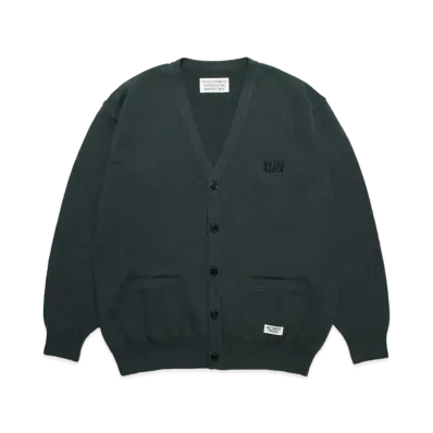 WACKO MARIA Classic Knit Cardigan "Green"