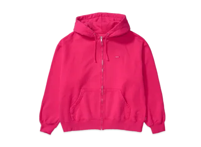 Supreme Small Box Zip Up Hooded Sweatshirt (25FW) "Plum"