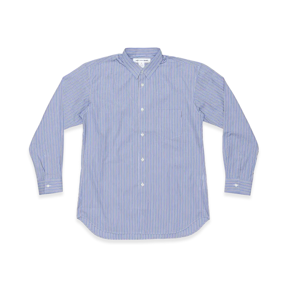 COMME des GARCONS SHIRT Yarn Dyed Cotton Stripe Poplin "Stripe"