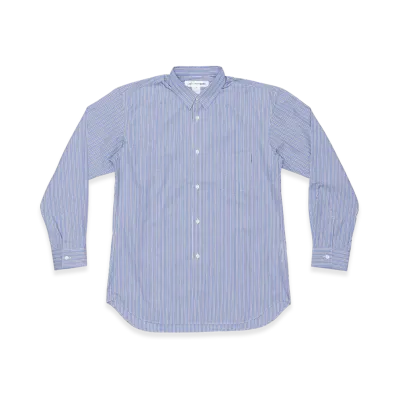 COMME des GARCONS SHIRT Yarn Dyed Cotton Stripe Poplin "Stripe"