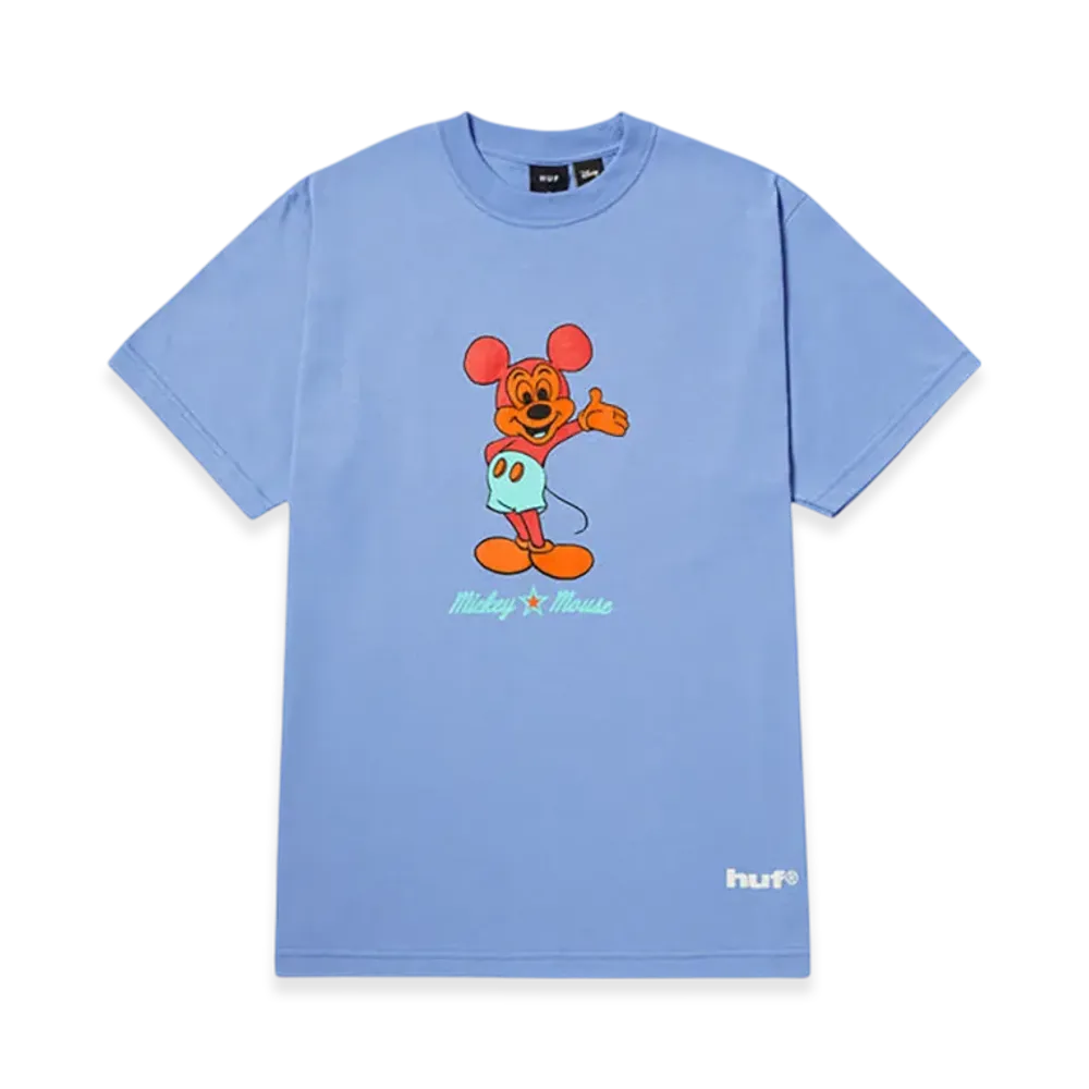 HUF x Disney Mickey Mouse Mickey Greeting Tee "Digital Violet"