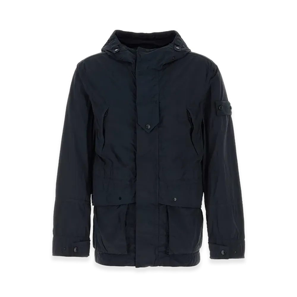 Stone Island Nylon Parka "Midnight Blue"