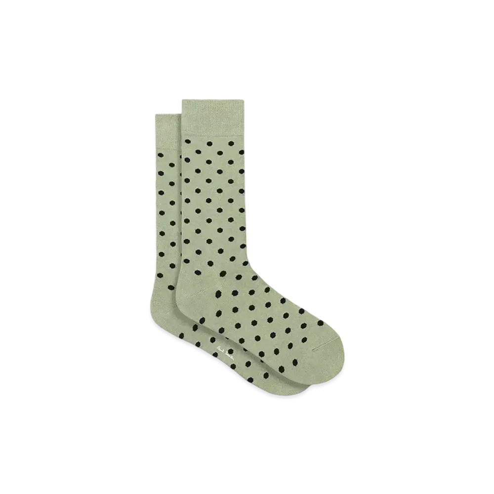 Paul Smith Polka Dot Socks "Green"