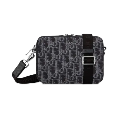 Dior Pouch with Shoulder Strap "Black"