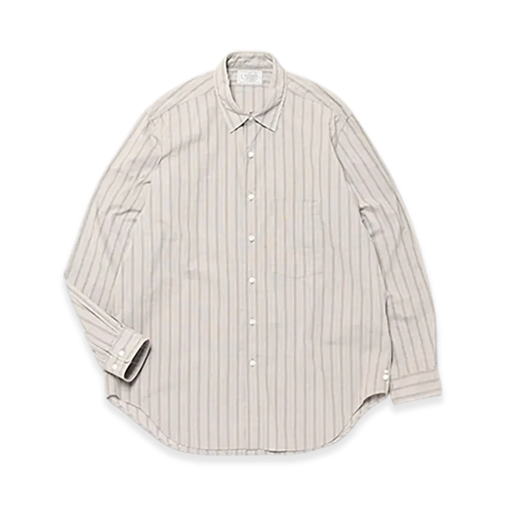 Unlikely Regular Collar Shirts Plaids "Light Gray Plaids"