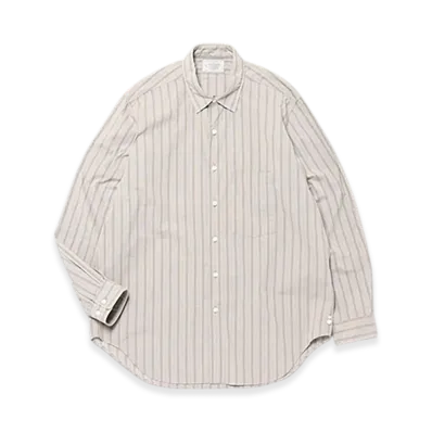 Unlikely Regular Collar Shirts Plaids "Light Gray Plaids"