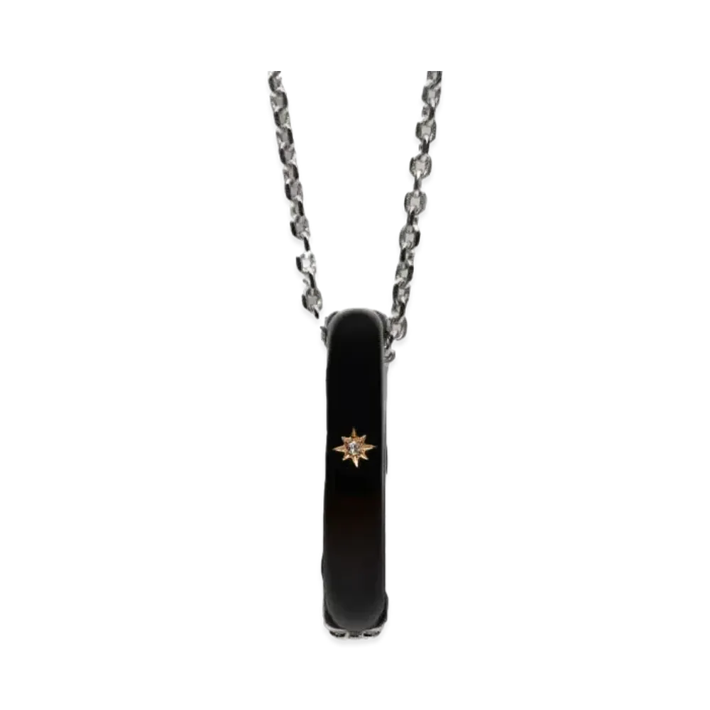 Maison Margiela Enamel Necklaces "Black"