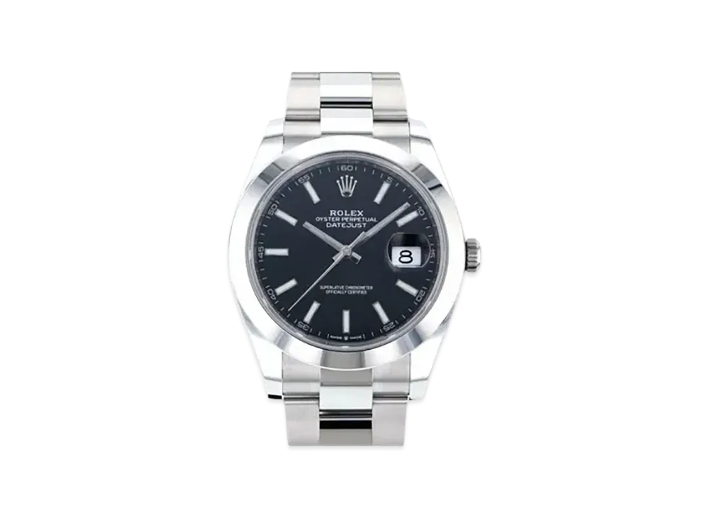 ROLEX Date-Just 41 Black Dial 126300
