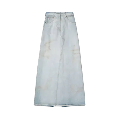 MM6 Maison Margiela Long Skirt "Light Blue"