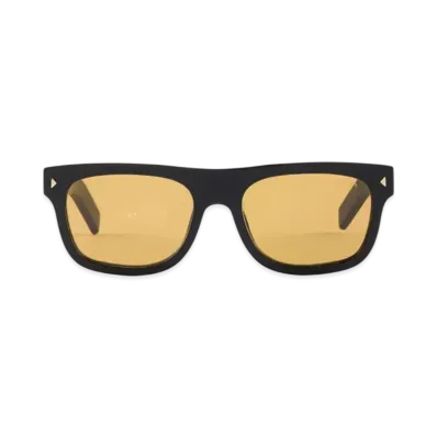 PRADA Sunglasses with The Iconic Metal Plaque "Beige"