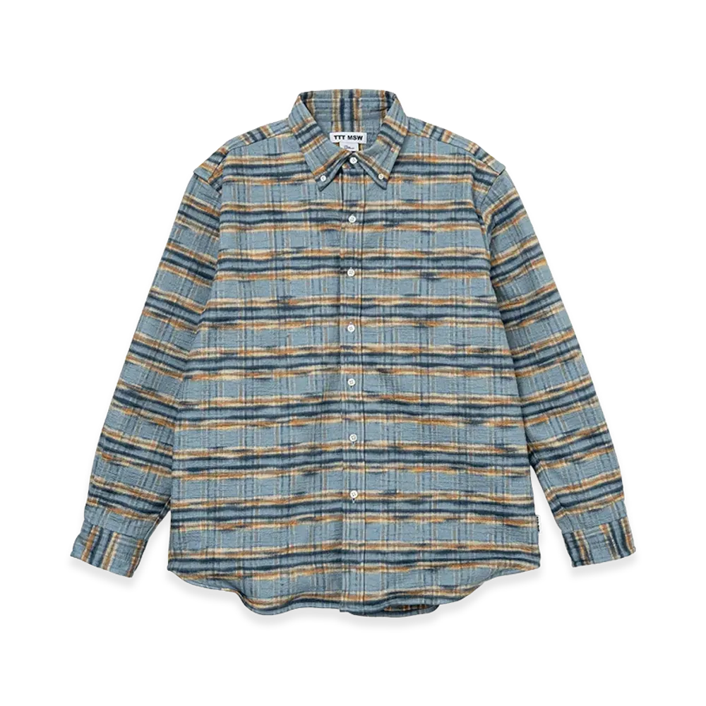 TTT MSW Wire Check Shirt "Light Blue"