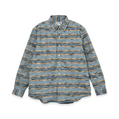 TTT MSW Wire Check Shirt "Light Blue"