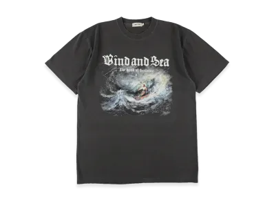 WIND AND SEA Bible Tee "Black"