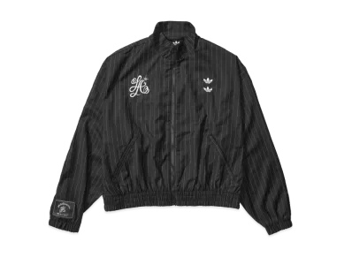 adidas x Willy Chavarria Pinstripe Track Jacket "Black/White"