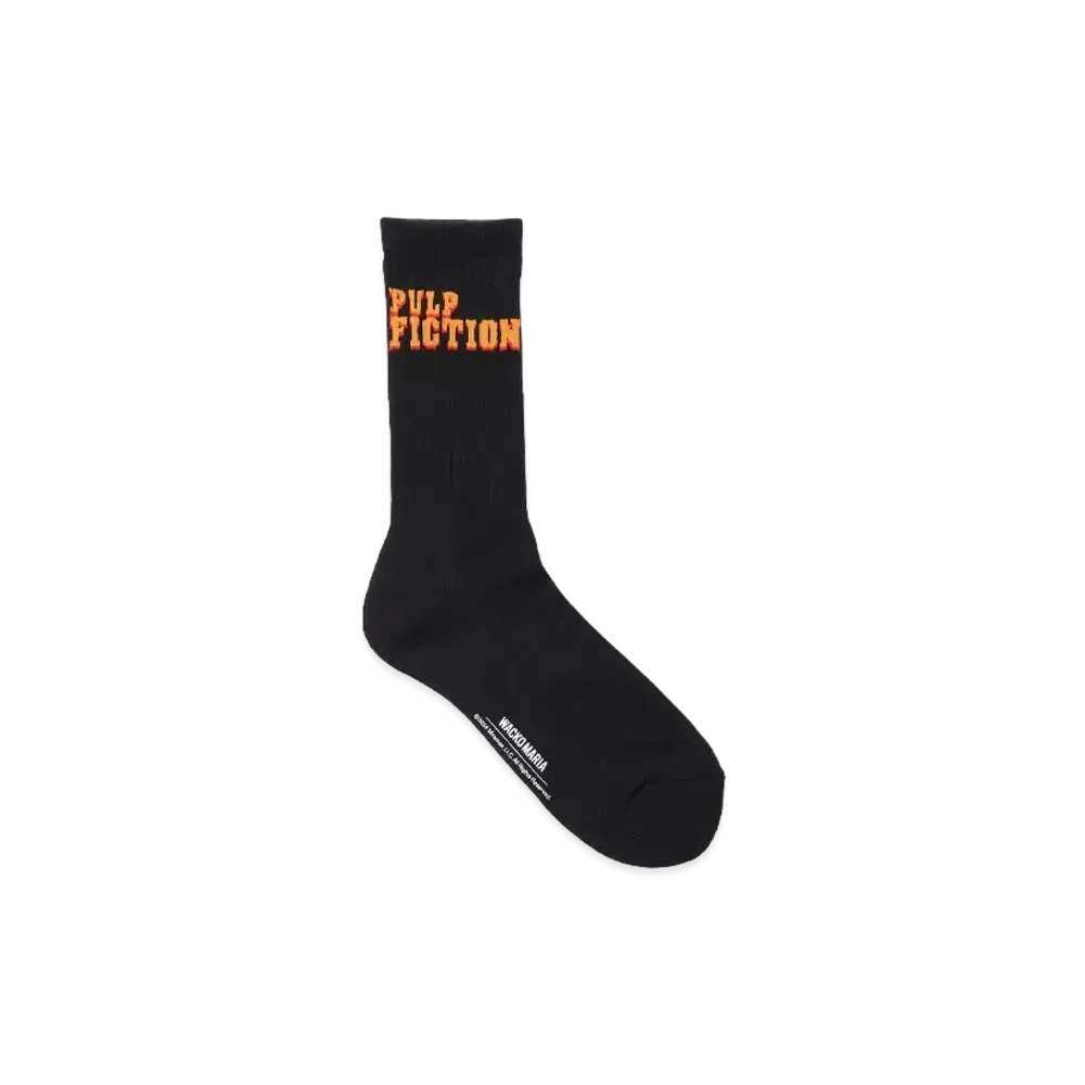 WACKO MARIA x Pulp Fiction / Jacquard Socks "Black"