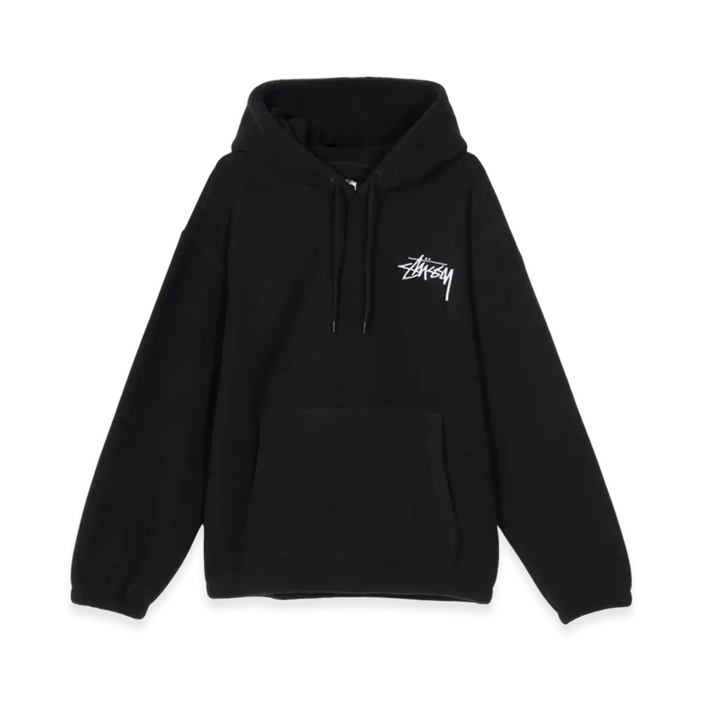 Stussy Bronson Polar Fleece Hoodie "Black"