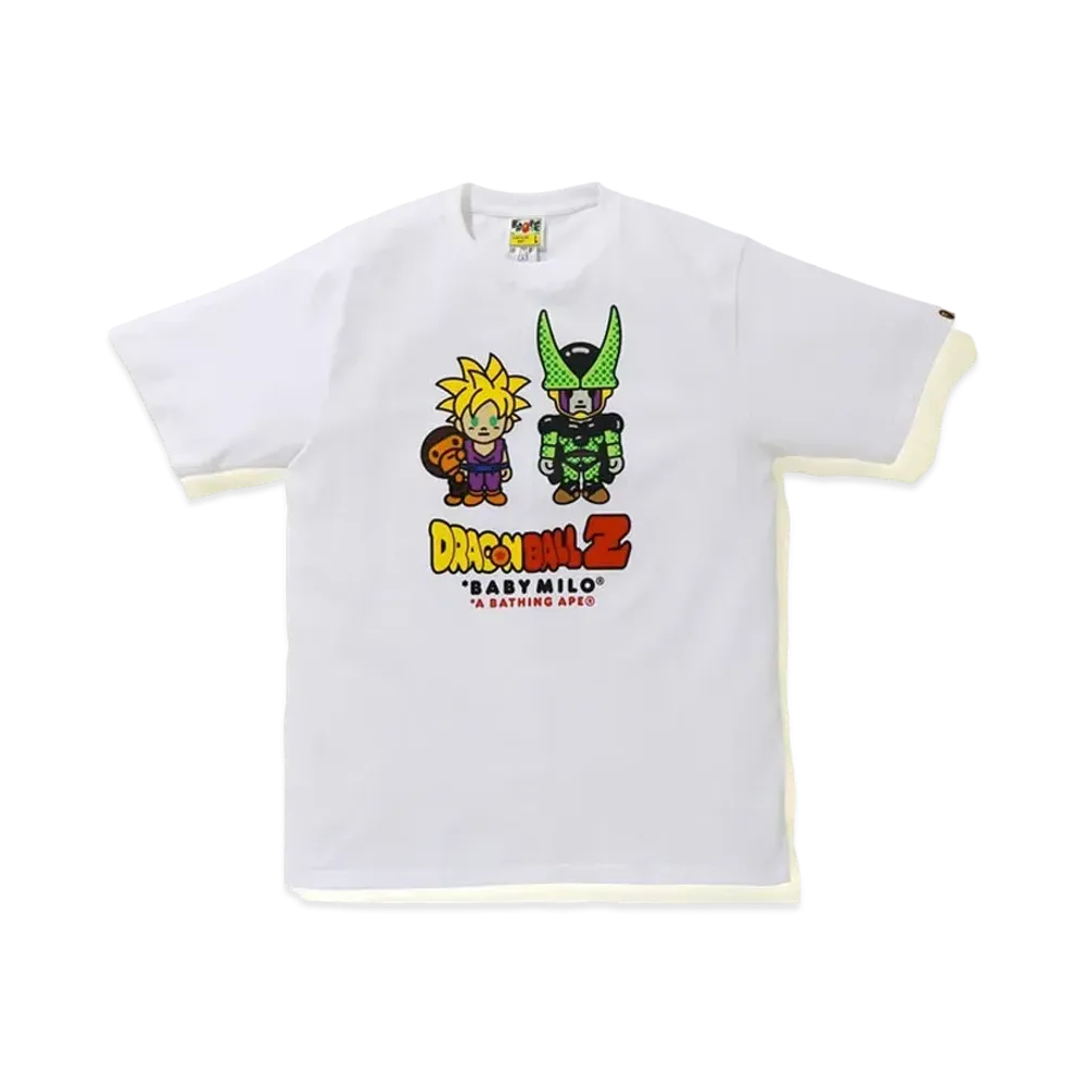 A BATHING APE / Dragon Ball Z Baby Milo Son Gohan & Cell Tee "White"