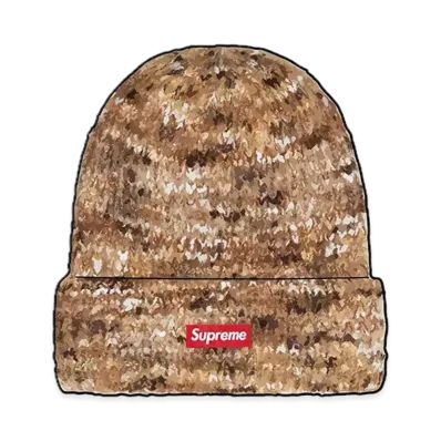 Supreme Space Dye Beanie "Tan"