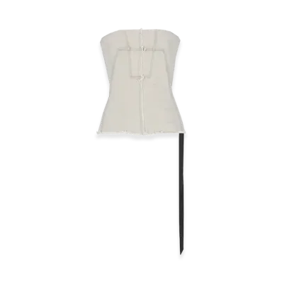 Rick Owens DRKSHDW Women's 'bustier' Top "White"