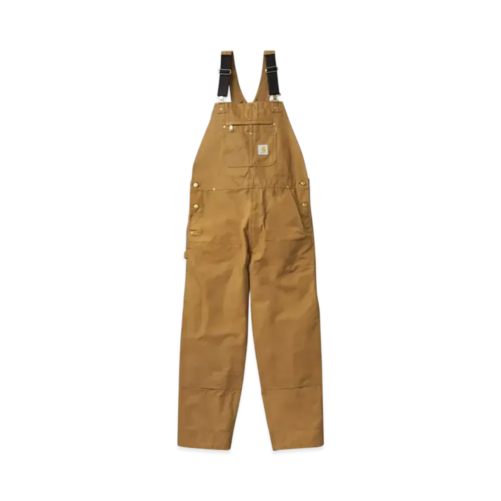 Carhartt WIP Bib Overalls Cotton Duck "Brown"