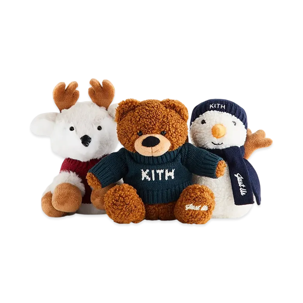 Kithmas Set of 3 Plushes "Multi"