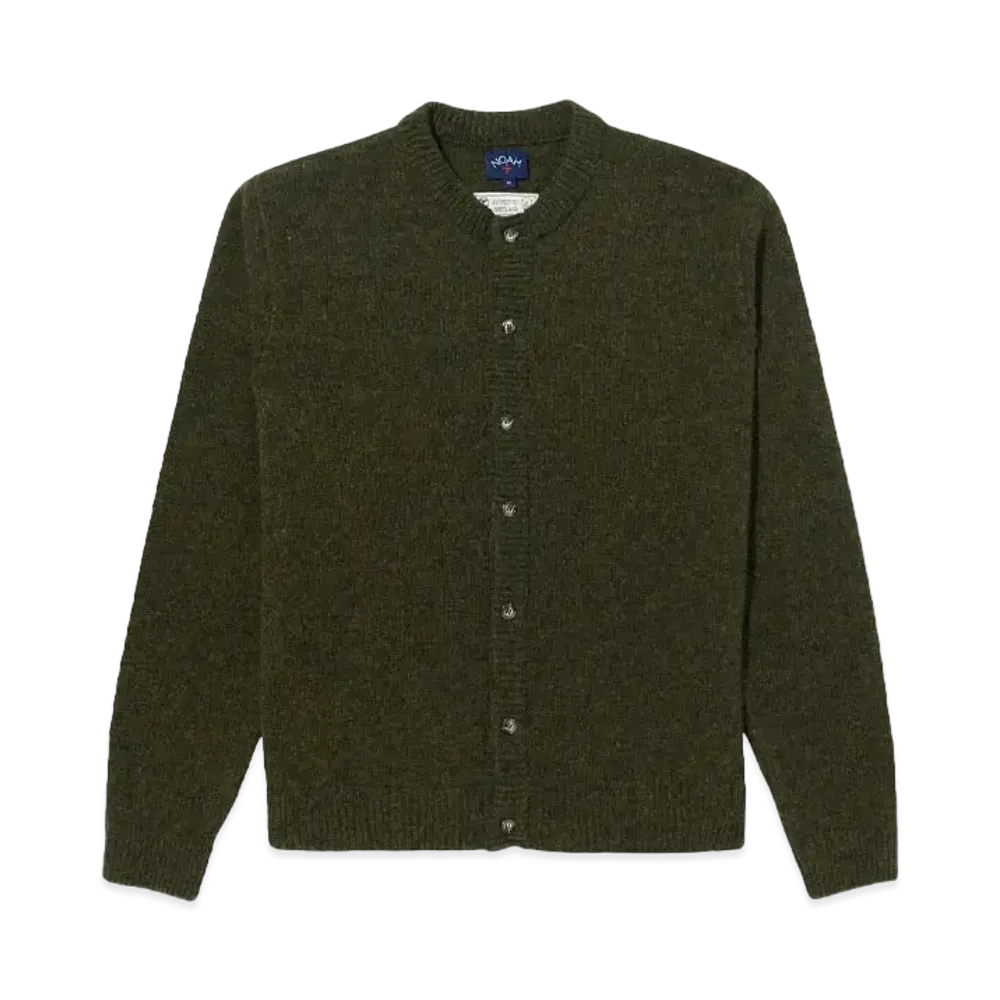 Noah Shetland Cardigan "Pine Shadow"