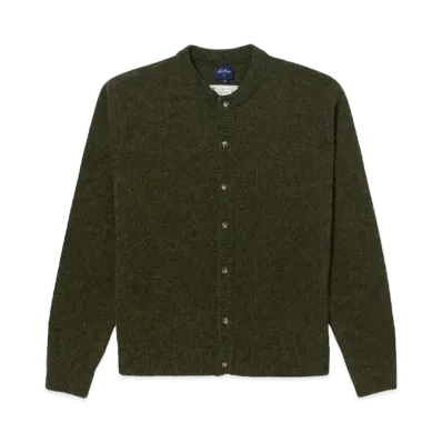 Noah Shetland Cardigan "Pine Shadow"