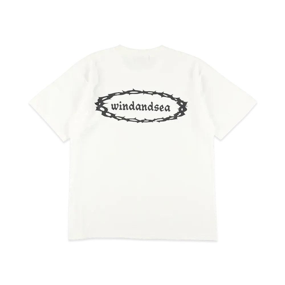 WIND AND SEA Crag Logo Print S/S Tee "White"