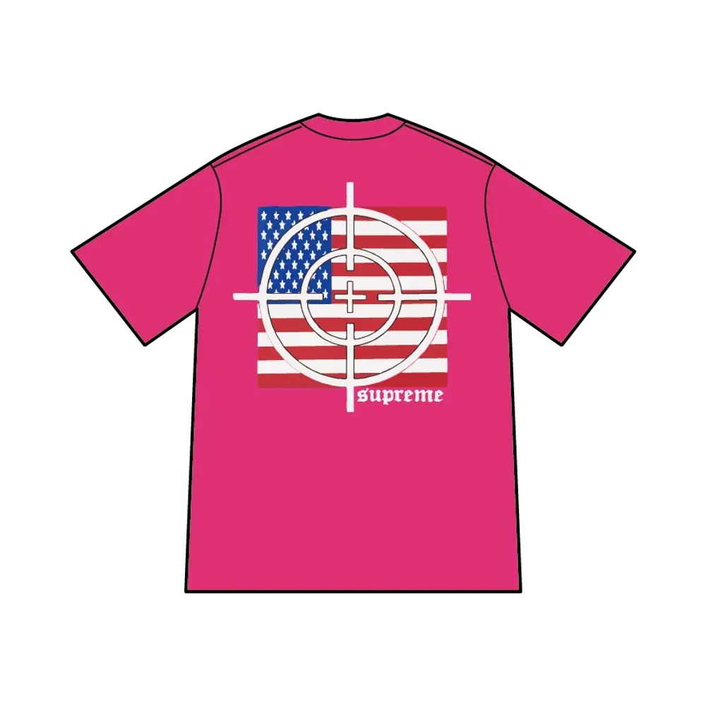 Supreme Target Tee "Fuchsia"