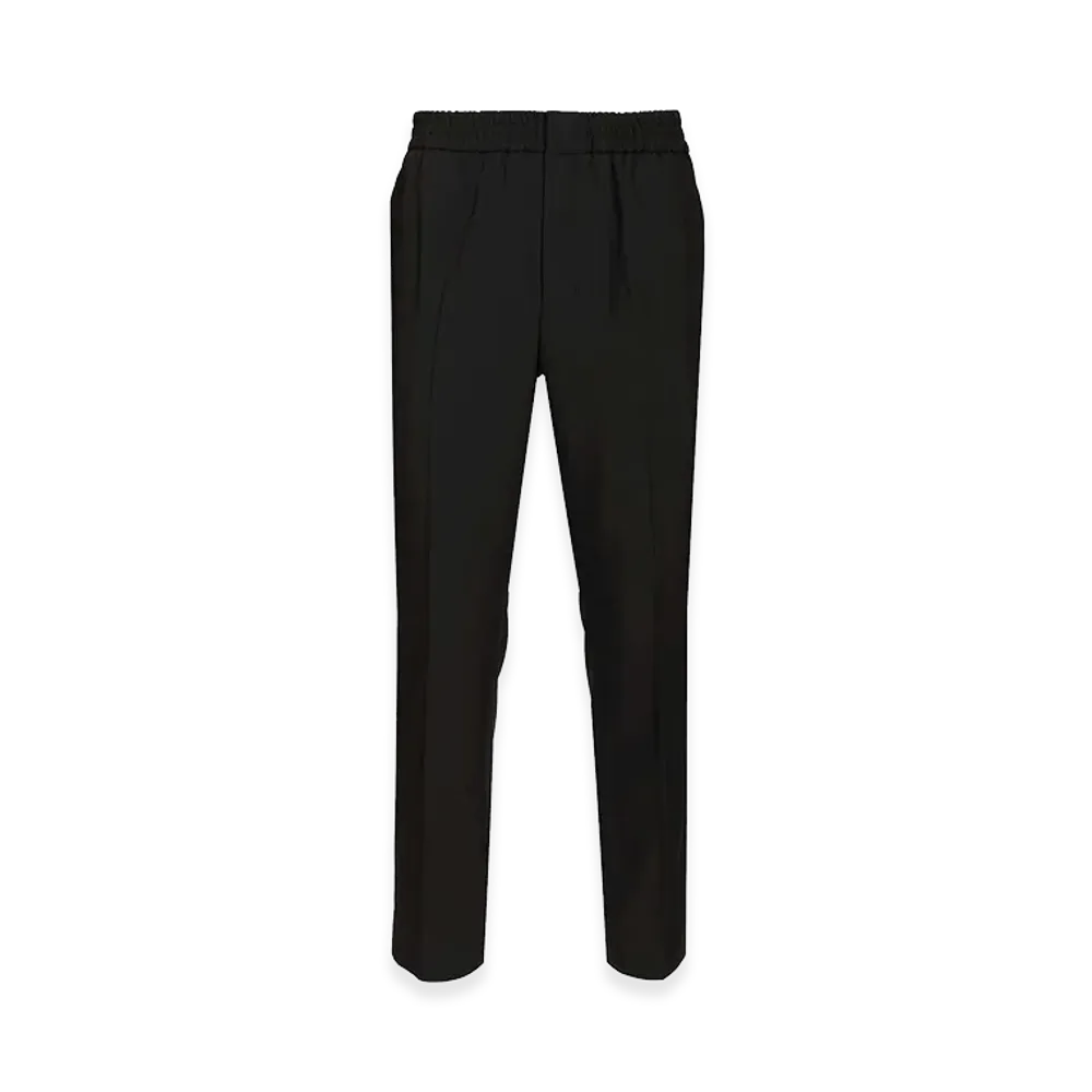 AMI PARIS Elasticated Waist Trousers "Black"