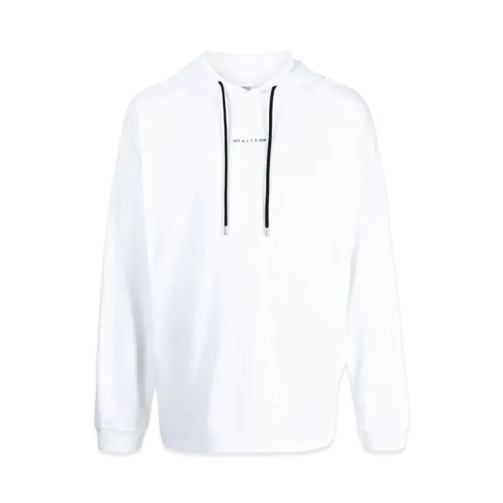 1017 ALYX 9SM Logo-Print Hoodie "White"