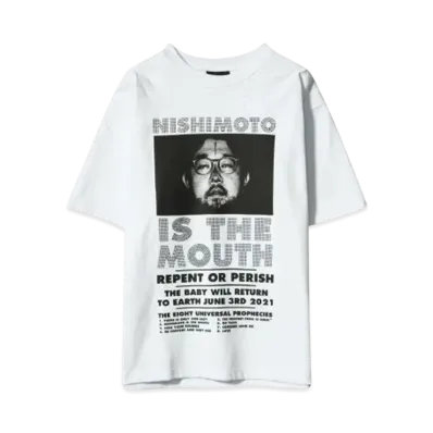 NISHIMOTO IS THE MOUTH CLASSIC S/S TEE Ex1 "WHITE x BLACK"
