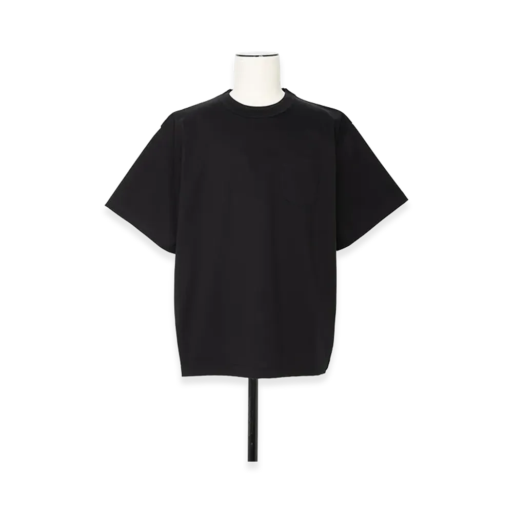 sacai Cotton Jersey T-Shirt "Black"