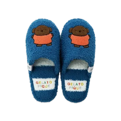 GELATO PIQUE x Dick Bruna Baby Moko Room Shoes "Blue"