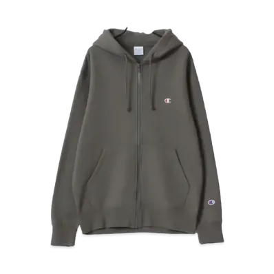 Champion Sweatshirts Zip-Up Parka "Dark Gray"