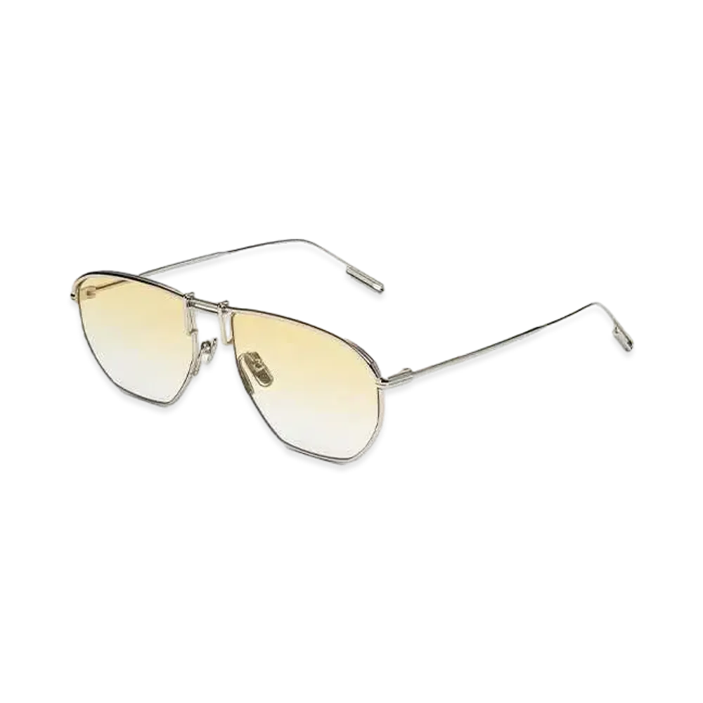 Gentle Monster Elephant 02(Y) "Silver/Yellow Gradient Lenses"