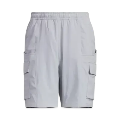 adidas City Escape Loose Fit Stretch Woven Cargo Shorts "Halo Silver"