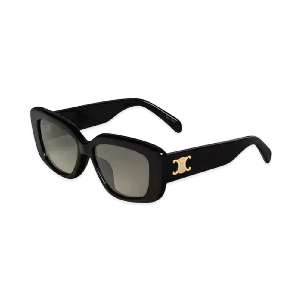 CELINE Triomphe 04 Sunglasses in Acetate "Black"