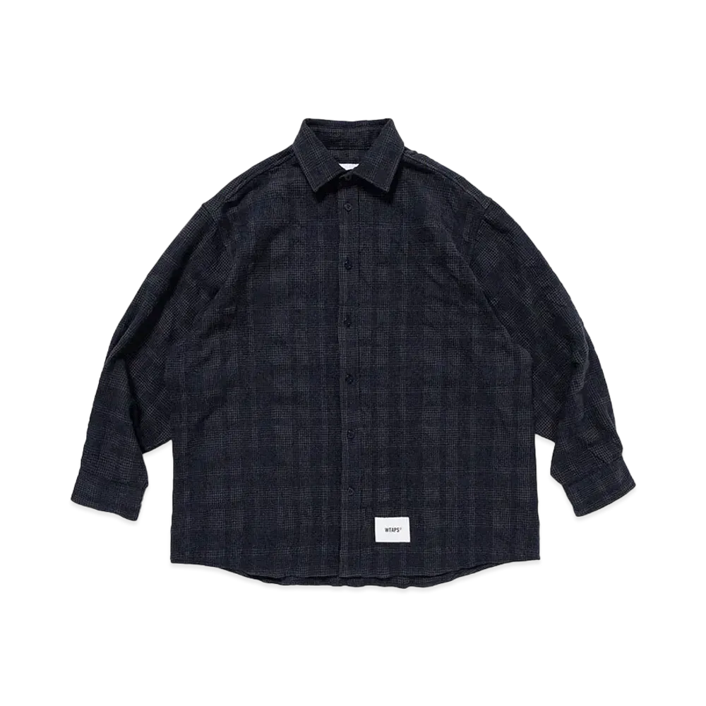 WTAPS TXT / LS / WOCT Twill Textile "Navy"