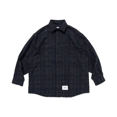 WTAPS TXT / LS / WOCT Twill Textile "Navy"
